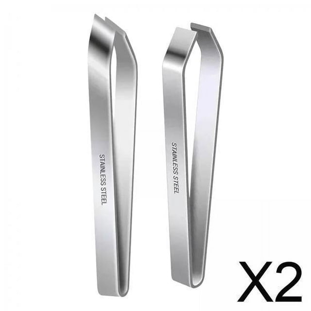 Pinzas para huesos,Pinzas para espinas de pescado Pinzas de acero inoxidable,Herramienta para quitar pinzas planas e inclinadas de acero inoxidable,Pinzas manuales para ajo Pinzas para pelar