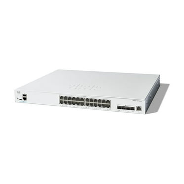 Cisco Catalyst 1300 C1300-24XT Layer 3 Switch - 20 Ports - Manageable - Gigabit Ethernet, 10 Gigabit Ethernet - 10GBase-T, 10GBase-X - 3 Layer Supported - 88 W Power Consumption - Twisted Pair, Opt...