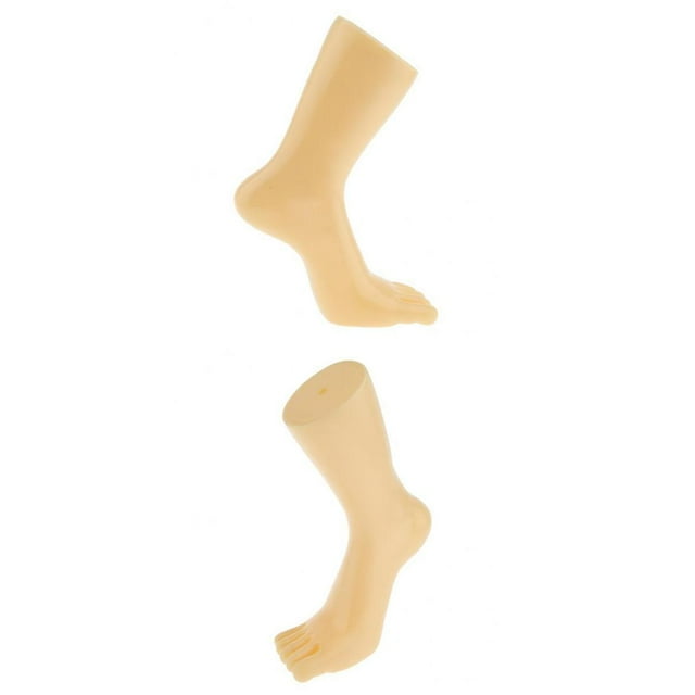 Toe Tobillo Cadena Maniquí Pie Modelo de exhibición 20cm Stand Color carne Derecha Izquierda para unisex - Par