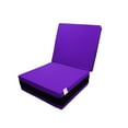 thumbnail image 2 of Magshion 4 Inch Memory Foam Tri-fold Mattresses Floor Bed Single Size (27''W) Purple, 2 of 3