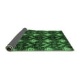 thumbnail image 2 of Ahgly Company Indoor Rectangle Abstract Emerald Green Modern Area Rugs, 5' x 7', 2 of 4