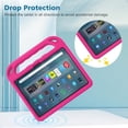 thumbnail image 5 of SUPNICE Kids Case for Fire Max 11 Tablet (13th Generation, 2023 Release), Fire Max 11 Tablet Case, Shockproof Lightweight Hanle Stand Case for All-New Amazon Kindle Fire Max 11 Tablet - Pink, 5 of 7