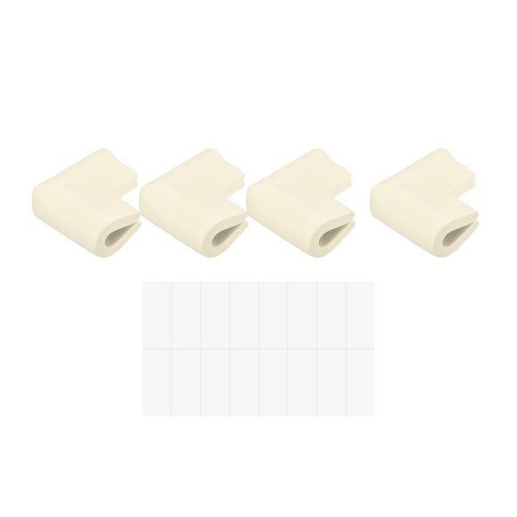 Unique Bargains Corner Guards Edge Protectors, 12Pack U Foam Safety Bumper W Self-Adhesive Tape, 2.16'x1.38'x0.315', White