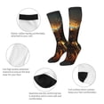 thumbnail image 3 of Pofeuu Cool Black Eagle Print Stockings, Adult Running Hiking Socks for Youth and Adult, 3 of 6