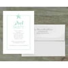 Sophisticated Starfish Deluxe Party Invites