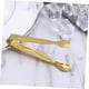 thumbnail image 2 of 6 Piezas Clip de clip de hielo clip pinza de acero inoxidable almacenar pinzas de hielo pinzas de hielo prácticas pinza de hielo Dorado, 2 of 5