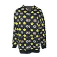 thumbnail image 2 of hirigin Women's Spring Autumn Casual Hooded Coat Long Sleeve Star Heart Animal Print Zipper Hoodie, 2 of 7