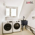 thumbnail image 5 of Jumbl Black Stainless Steel Square Utility Sink, 1 Piece, 5 of 8