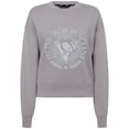 thumbnail image 2 of Women's Levelwear Gray Pittsburgh Penguins Slate & Snow Sponge Tri-Blend Sweatshirt, 2 of 3