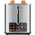 thumbnail image 1 of Tostadora Teirdth con pantalla táctil, 2 rebanadas, 900 W, 120 V, acero inoxidable, 1 of 7