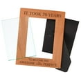 thumbnail image 2 of ThisWear 70th Birthday Gift It Took 70 Years Awesome Natural Wood Engraved 5x7 Portrait Picture Frame Wood, 2 of 6