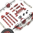 thumbnail image 2 of Ounissouiy RCGOFOLLOW aleación de aluminio CNC mecanizado eje del Portal trasero delantero Kit DIY para 1/12 Rc eje del Portal trasero delantero Kits de construcción modelo Rojo, 2 of 6