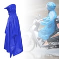 thumbnail image 4 of Meileang Adult Unisex Rain Poncho with Storage Bag Pocket Design Adjustable Drawstring Hooded Lightweight Waterproof Raincoat, 4 of 8