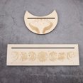 thumbnail image 4 of 2 soportes de madera para tarjetas, herramientas de adivinación de brujas, tarot de altar (3) Likrtyny Para estrenar, 4 of 7