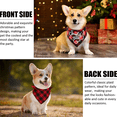 thumbnail image 4 of Paquete de 4 bandanas navideñas para perros, accesorios navideños para mascotas, decoración para perros y gatos pequeños a grandes, 4 of 5