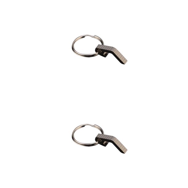 Eigraketly Mini abrebotellas portátil de 3 estilos, llavero de aleación de titanio y acero inoxidable, herramienta de barra para llevar fácilmente, Aleación de titanio 2piezas Eigraketly CBP071481