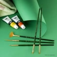 thumbnail image 5 of RSET-9146 | 5pc Golden Taklon Variety Brush Set, 5 of 8