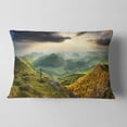thumbnail image 2 of Designart Slovakia Spring Forest Mountain - Landscape Printed Throw Pillow - 12x20, 2 of 5