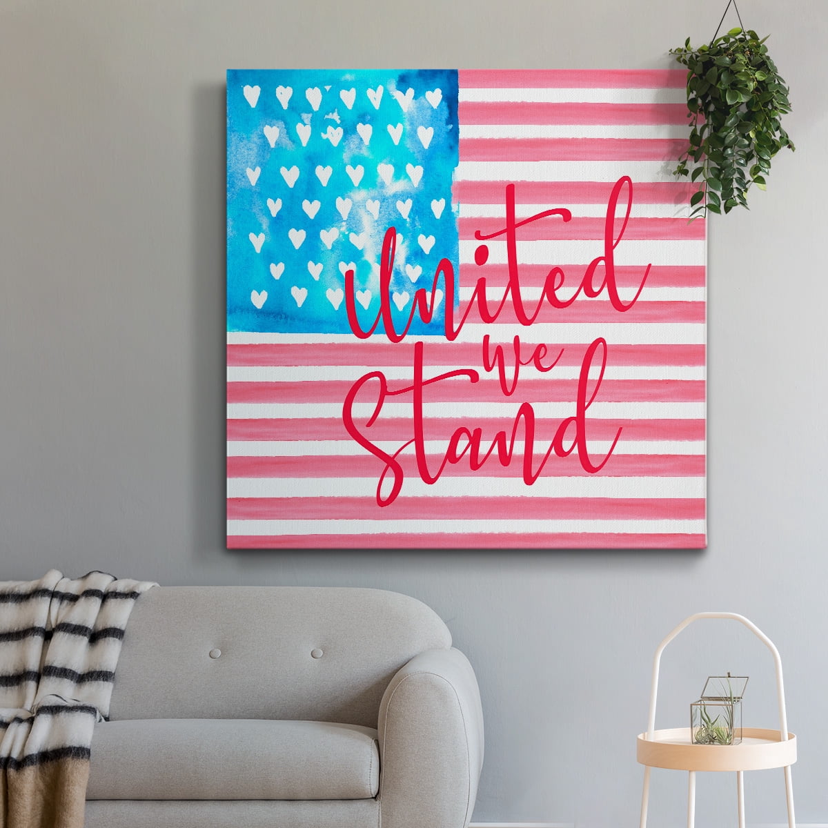 Wexford Home United We Stand II-Premium Gallery Wrapped Canvas, 32" x 32" - Ready to Hang