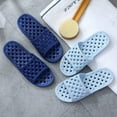 thumbnail image 3 of Quick Drying Shower Slippers for Women Men, Non Slip House Shoes Cushioned Thick Sole Bathroom Sandals Indoor Outdoor Soft Platform Sandals for Living Room, Shower, Pool, Beach, SPA, GYM, 3 of 9