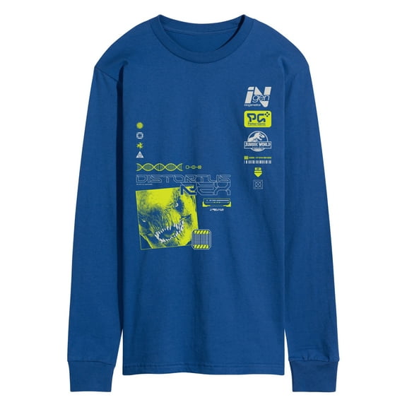 Jurassic World: Rebirth - Distortus Rex - Men's Long Sleeve Graphic T-Shirt