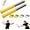 Yellow-2Pcs, variant on Upgraded Adjustable Intensity Badminton Swing Trainer, 11.8" Swing Trainer Sound Feedback for Smash Technique for Wrist Arm Strength Training Fitness Professional Players