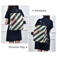 thumbnail image 4 of FORMRS Women's Travel Backpack Purse Anti-Theft Hidden Pockets Casual Shoulder Bag, Isometric Green, 4 of 7