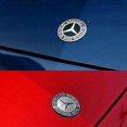 thumbnail image 4 of Mercedes-Benz Hood Emblem - Flat Standard Wheat Ear Logo for Hood Replacement, 4 of 4