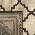 thumbnail image 4 of Safavieh Linden Danny Geometric Indoor/Outdoor Area Rug, Creme/Brown, 5'3" x 7'6", 4 of 8