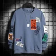 thumbnail image 2 of Camiseta de dibujos animados superior para hombre, sudaderas de anime, ropa para hombre, holgada, negra, estampada, manga A, con camiseta de alta calidad, XL, Emo, nueva It F, 2 of 5