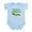 Sky Blue, variant on CafePress - Made In Jamaica Infant Bodysuit - Baby Light Bodysuit, Size Newborn - 24 Months