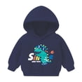 thumbnail image 5 of YHAJDS Kids Boys Girls Sweatshirt Cotton Tees Tops Long Sleeve Shirt Print Graphic Hooded Long Sleeve Loose Cut Casual Sweatshirt Tops, 5 of 6