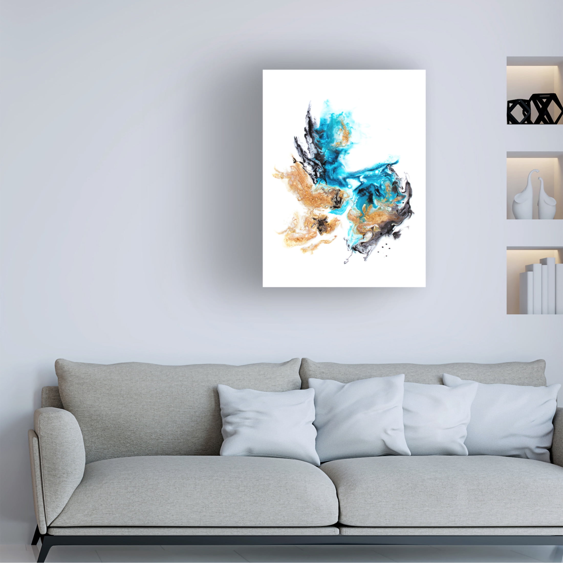 Trademark Fine Art Alyson Storms  Staghorn Canvas Wall Art