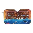 thumbnail image 7 of Daiia Animals On Noah's Ark2 Windshield Sun Shade for Car SUV Truck (Small ), Car Sun Shade Windshield, Car Shades for Front Windows, Sunshade for Car Windshield, 7 of 7