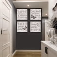 thumbnail image 5 of Canvas Wall Art Butterfly Family Inspirational Quotes Love Dream Faith Believe Bathroom Bedroom Wall Decor Posters Picture Prints Gallery Wrapped, 5 of 8