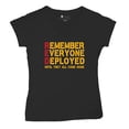 thumbnail image 5 of RED Until They All Come Back Women's V-Neck T-shirt Remember Everyone Deployed Remembrance Day Friday American Military Tee, 5 of 7