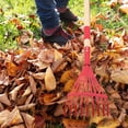 thumbnail image 2 of Handheld Gardening Rake Leaf Cleaning Rake Garden Rake Detachable Small Rake Kids Rake, 2 of 9