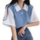 thumbnail image 3 of Camiseta informal de verano para mujer, camiseta de manga corta con cuello vuelto para mujer, camiseta con cuello vuelto para mujer, máxima eficiencia, 3 of 9