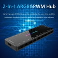 thumbnail image 4 of Centro De Fans De Argb 5V 3 pines ARGB Fan 4Pin PWM HUB 1 a 9 Splitter PC Case Controller Adapter, 4 of 6