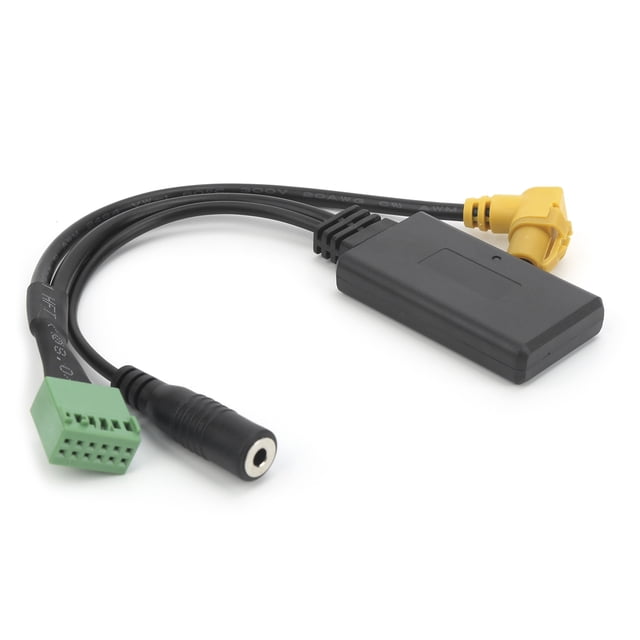 Micrófono manos libres para 12Pin Car Bluetooth AUX Adaptador Bluetooth Cable de audio multimedia Micrófono Manos libres Ajuste para MMI 3G / Q5 / A4L / A6L / Q7 / A5 / S5 LHCER Descripción de la referencia