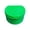 A002- Green, variant on Portable Retainer Case for Cleaning, Compact Green Denture Cleaner Container with Secure Lid, for Travel, Home Use, Daily Oral Care - 1PC