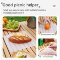 thumbnail image 7 of Disposable Cutting Board Mat Roll 9.5x118 Inch Flexible Plastic Sheet with Built in Crease for Easy Folding Collapsible Kitchen Chopping Pad(B), 7 of 7