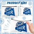 thumbnail image 2 of Bolsa de maquillaje Cosblank Cheer Teams Canvas, 20 unidades, azul, 2 of 6