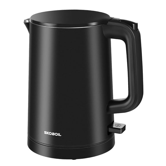 Hervidor eléctrico SKOBOIL 0.8L de doble pared de acero inoxidable