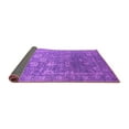 thumbnail image 2 of Ahgly Company Indoor Round Oriental Purple Industrial Area Rugs, 3' Round, 2 of 4