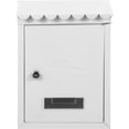 thumbnail image 1 of Wall-Mount Mailbox Outside Metal Post Box Vintage Household Mailboxes, 1 of 8