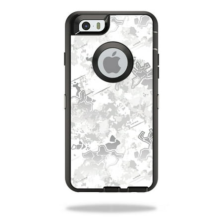 - MightySkins Protective Vinyl Skin Decal for OtterBox Defender iPhone 6/6S Case wrap cover sticker skins TrueTimber® Viper Snow