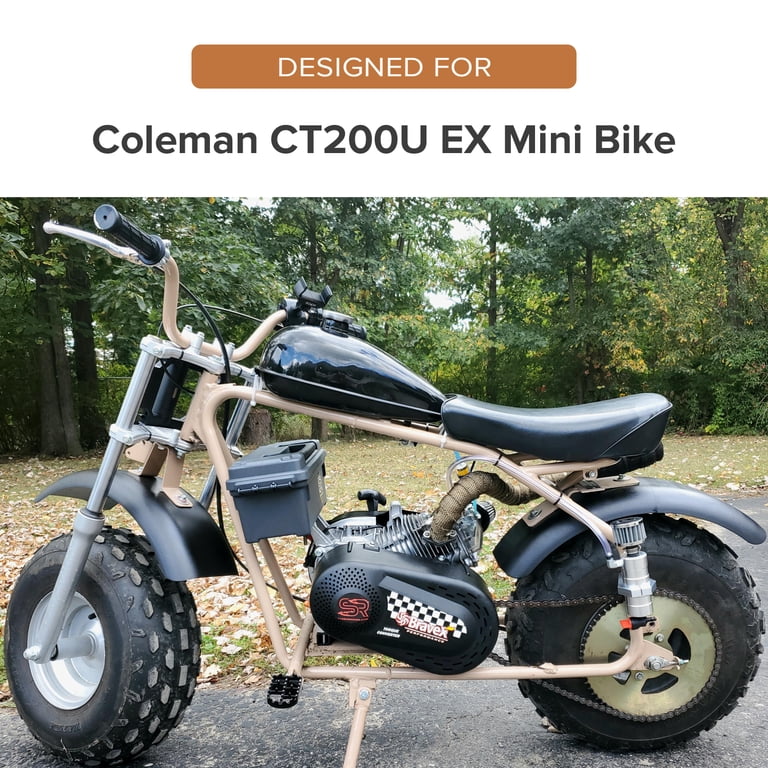 coleman ct 200 mini bike accessories JMCHstore Red Diamond Stitch Retro Upgraded 15'' Seat for ct200uex 196cc, Hisun ct200u-ex 200cc Trail bike Cushion Replacement parts : Automotive it seamlessly integrates with your mini bikes handlebar assembly Rear Rack - Coleman CT200U
