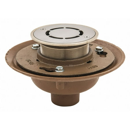 

Bestcare Floor Drain Round Silver/Satin 6-1/4 H WHFD-5RD-2NH