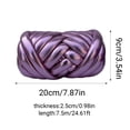 thumbnail image 3 of MMJ Crochet Yarn Kit Metallic Shiny Strip Yarn for Handmade Bag Knitting Crochet Craft DIY Art Supplies Thick Soft Weaving Material, 3 of 6